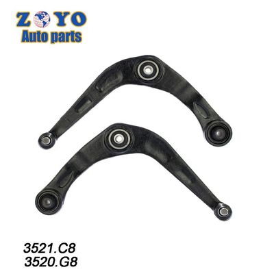 Dreiecksarm-Aufhängungsteile Stahl-Steuerarm für Peugeot 206 CC 2D 3520.H7 3521.H7