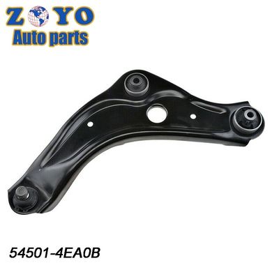 Schwarze E-Beschichtung Links vorderer unterer Steuerarm für Nissan Qashqai 54501-4EA0B 54501-4EA0A