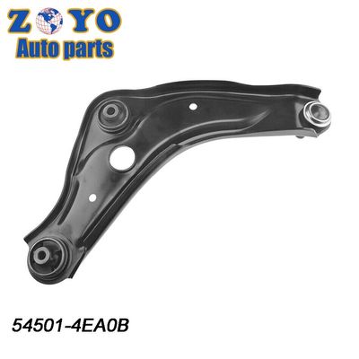 Schwarze E-Beschichtung Links vorderer unterer Steuerarm für Nissan Qashqai 54501-4EA0B 54501-4EA0A